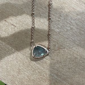 Kendra Scott Tess adjustable rose gold necklace